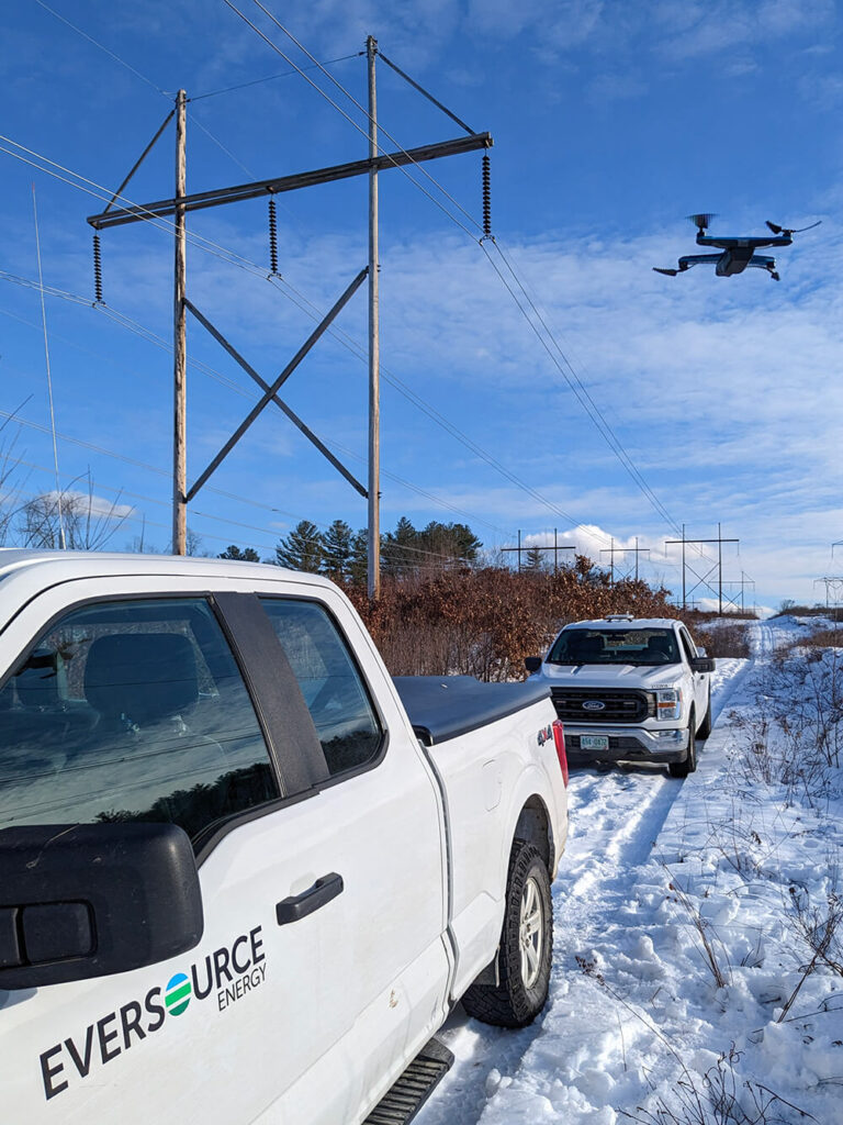 Eversource Energy employs drones to inspect its utilities.