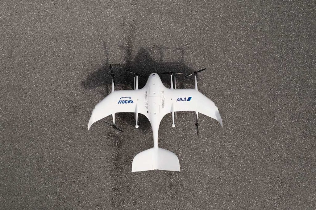 Wingcopter, ITOCHU and ANA test drone-based transport of research blood in Japan